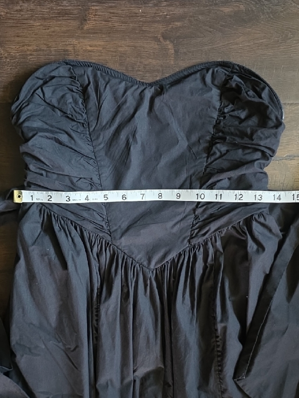 Free People Strapless Black Full-Length Women’s Dress - Picture 6 of 11